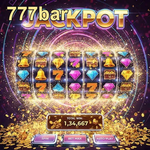 A mobile phone displaying live gaming and slot games from 777bar - 777bar